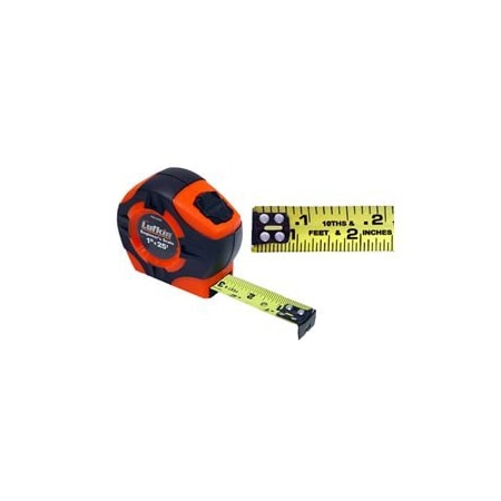 Bon Tool Bon 84-654 Tape 25 Foot Engineers Scale Hiviz Orange 84-654